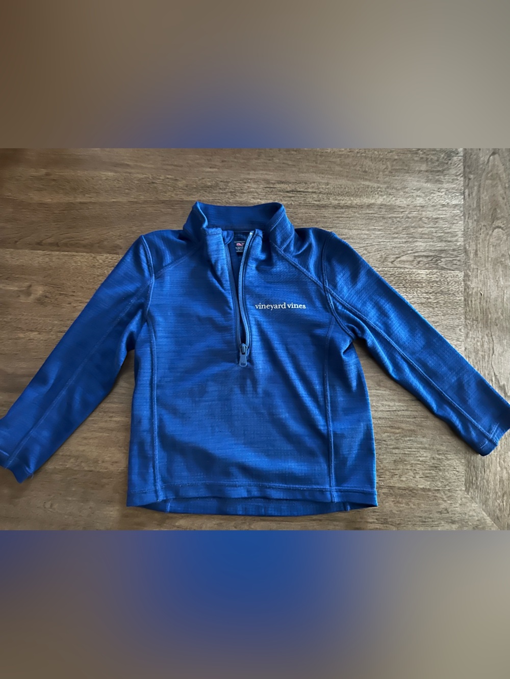 Vineyard Vines Royal Blue Kids Quarter-Zip Pullover